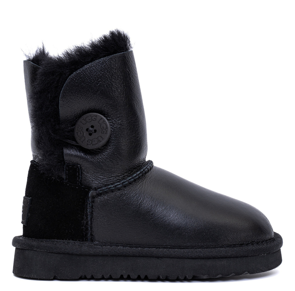 Ugg Kids Bailey Button II Metallic Black