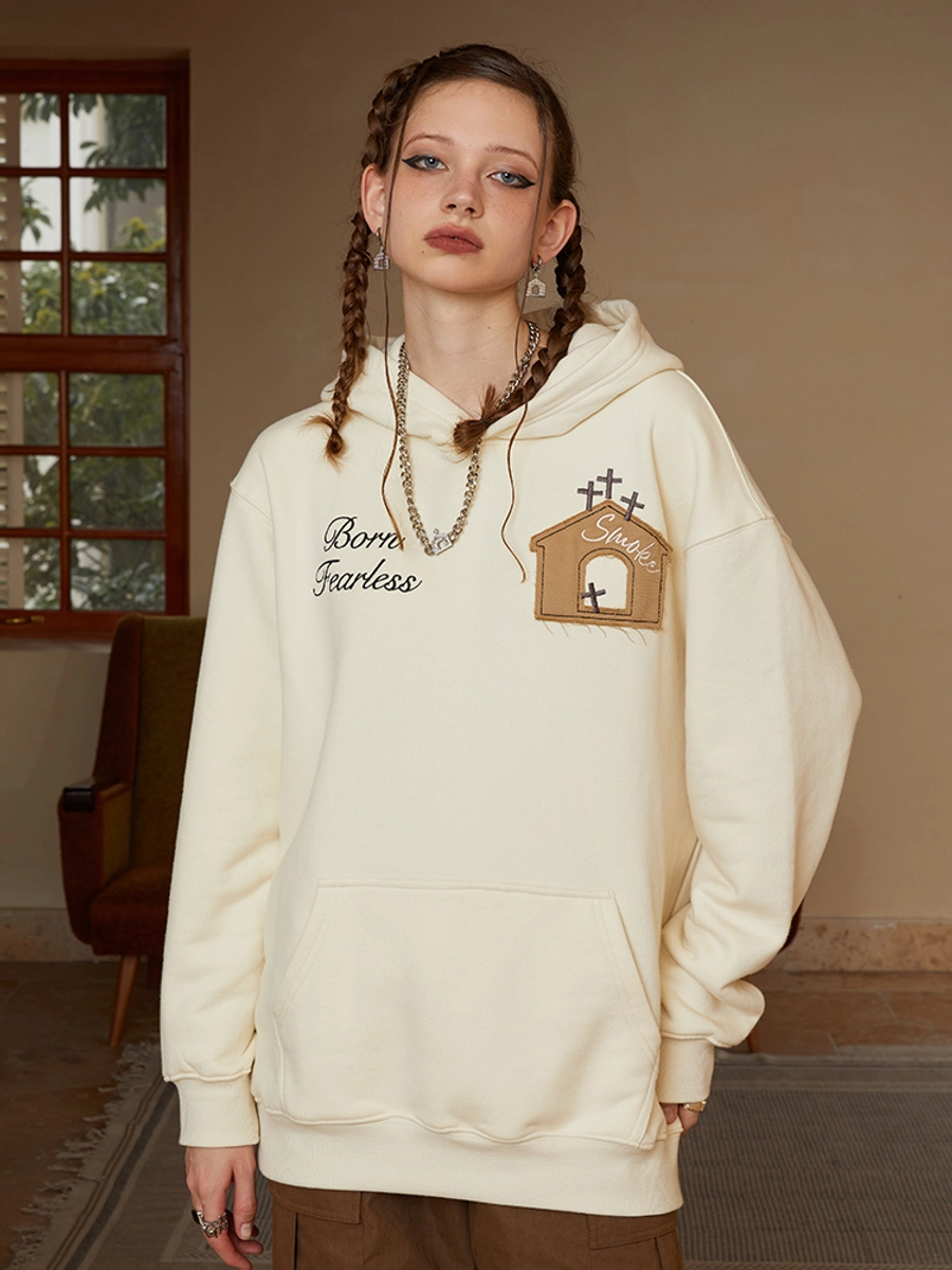 Худи DONSMOKE "Embroidered Church Logo" Oversized Hoodie