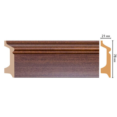 Плинтус Decomaster D122 D122-75 ДМ