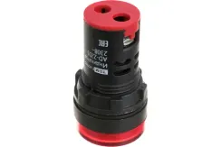 Лампа сигнальная TDM LED AD-22DS 220В красная 28001