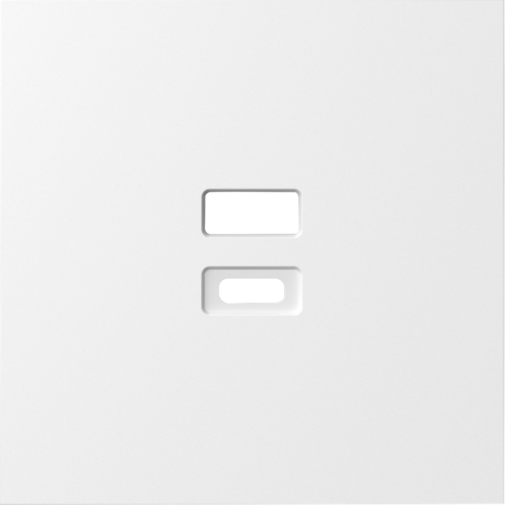 Накладка для розеток USB, матовый белый, серия S08
