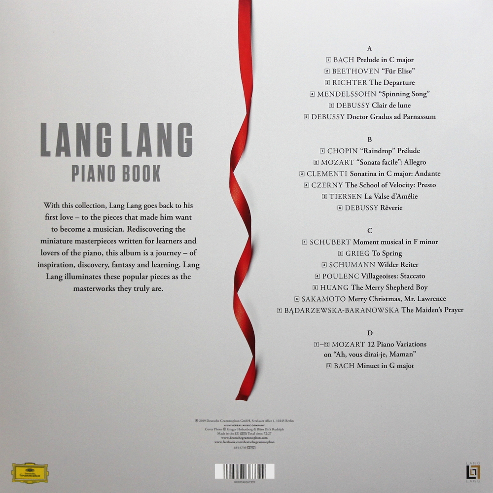 Lang Lang / Piano Book (2LP)