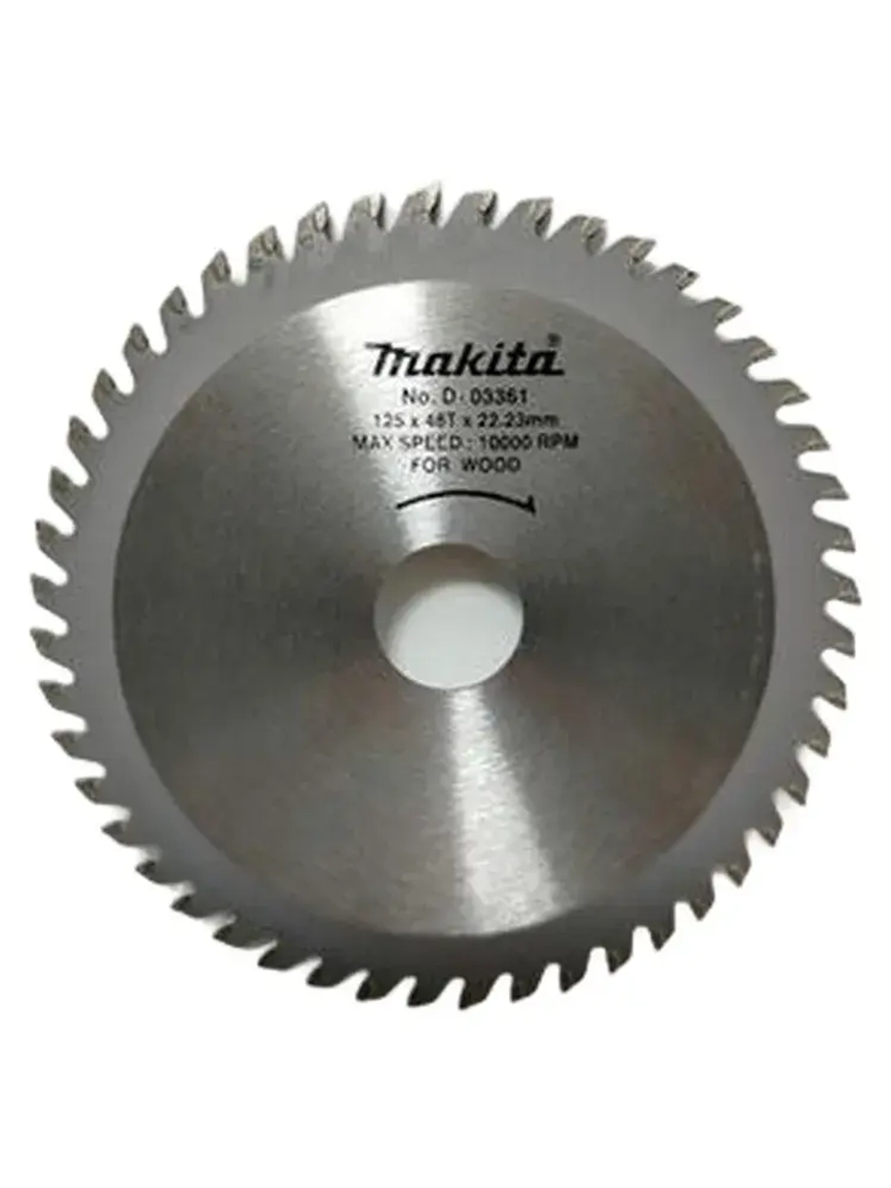 Диск пильный 125x22.23 мм, 48 зуб. MKTA по дереву