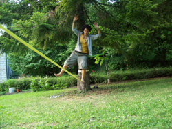 Слэклайн Gibbon Travelline 15 + защита для дерева