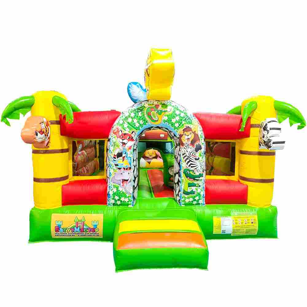 Коммерческий надувной батут «Сафари-экскурсия» 4x3.5x2,5 м