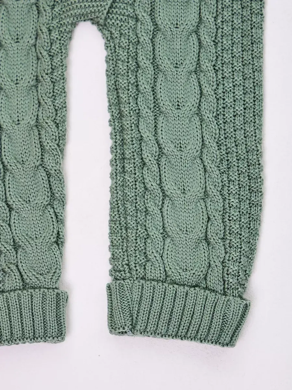 вязаный комбинезон для новорожденных