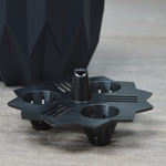 Кашпо Геометрия 0,8л, антрацит