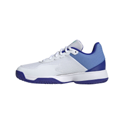 Детские теннисные кроссовки adidas Courtflash All Court Shoe Kids - White, Blue