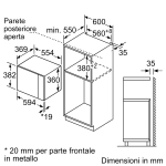 Встраиваемая микроволновая печь Bosch BEL554MB0