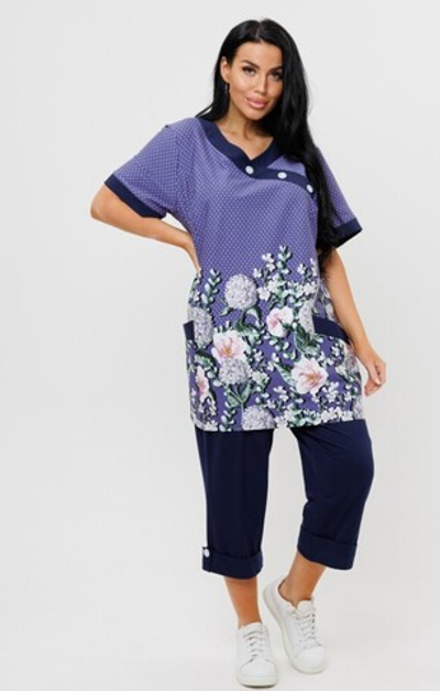 Пижама женская "1977 Б.Р" бриджи (Моделлини)