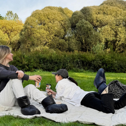 Сапожки-носочки пуховые German Grass Comfort Socks Travel Grass Beige бежевые