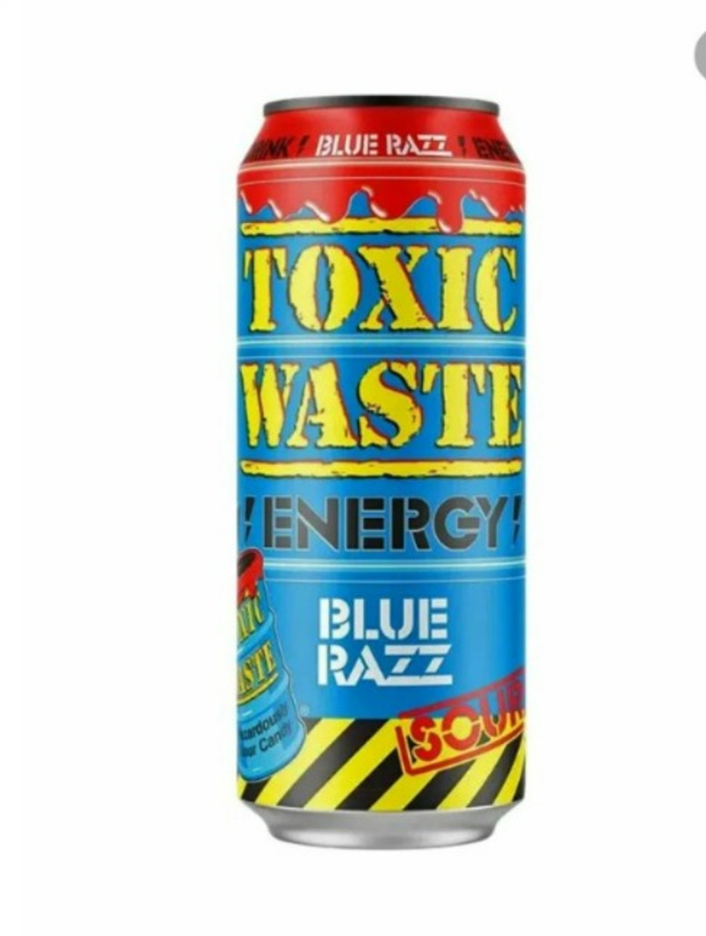 Энергетический напиток Toxic Waste Energy Sour Blue Razz (Кислое Голубика и Малина) 500мл*12  АТ