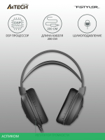 Наушники A4Tech Fstyler FH300U черный