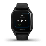 Смарт-часы Garmin Venu Sq Music Edition черный с серым алюминиевым безелем 010-02426-10
