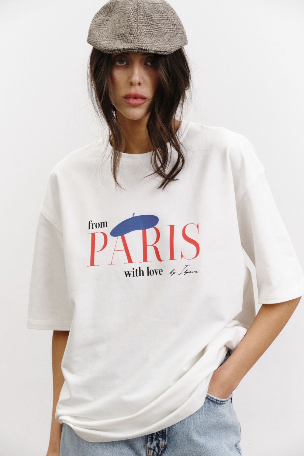 Футболка FROM PARIS | Молочный