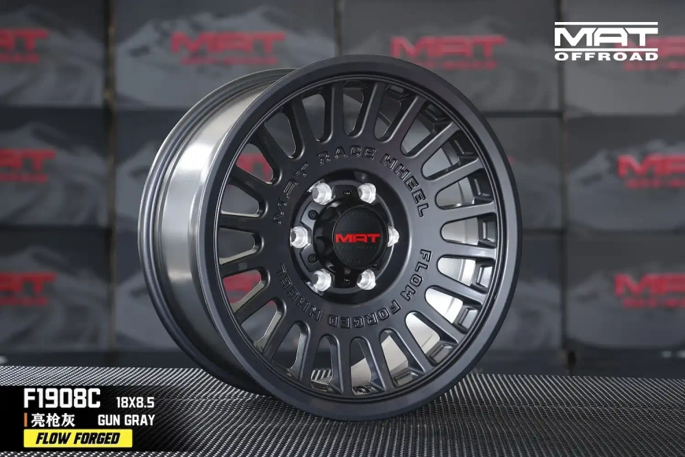 Диск колёсный литой MAT Offroad F1908C R17 8.0 ET0 Gun Gray