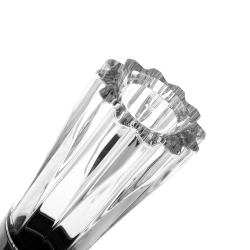 Набор дозаторов для масла и уксуса на деревянной подставке 75мл AdHoc Menage Crystal