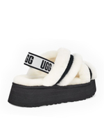 Тапочки на платформе ugg меховые