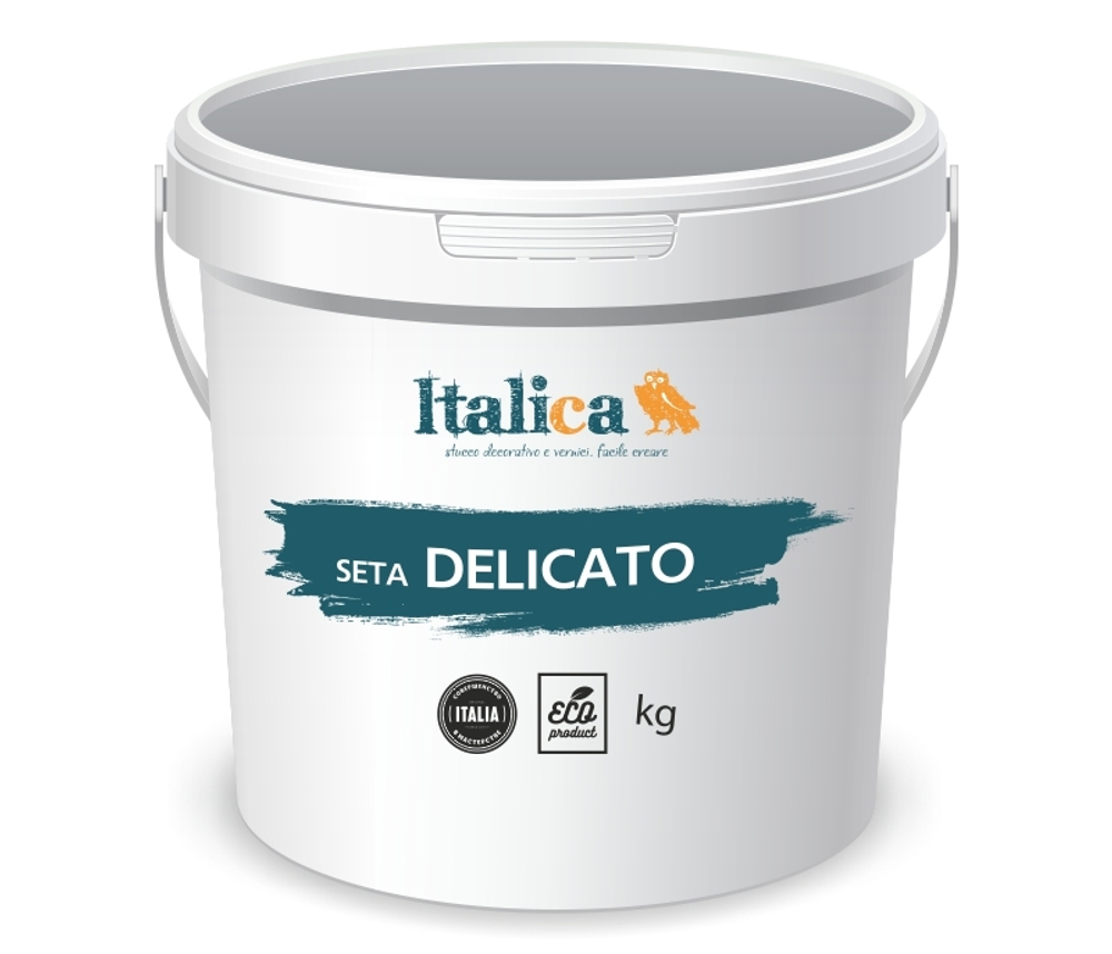 SETA DELICATO – декоративная краска с эффектом шелка и бархата
