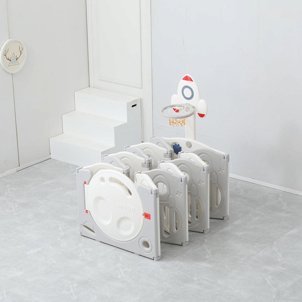 Манеж UNIX Kids SUPREME Space 200x240 Grey