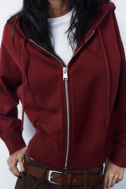 ZARA ХУДИ, ЦВЕТ БУРГУНДСКОГО ВИНА