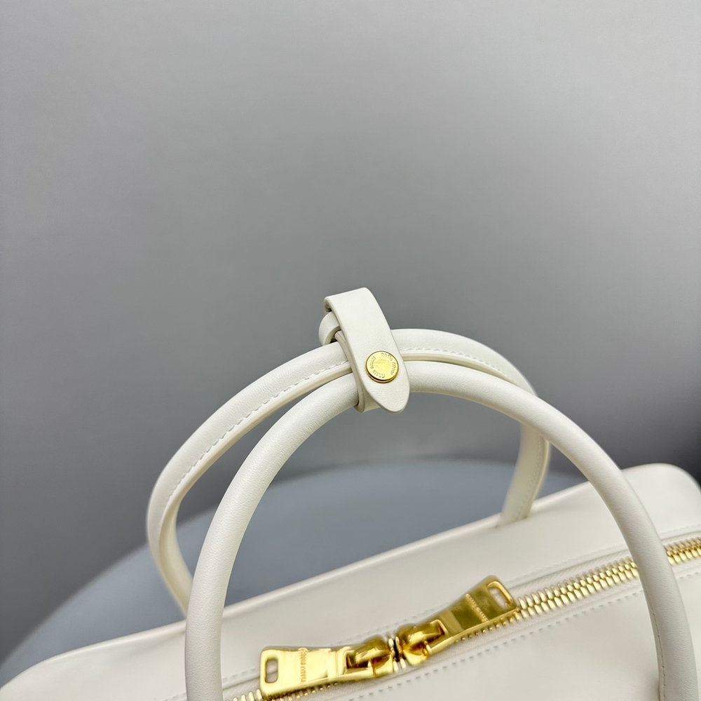 Miu Miu Leather Top Handle Bag 24 cm