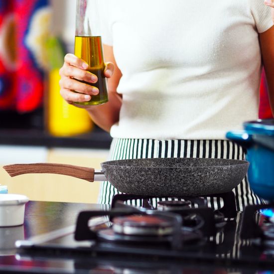 Сковорода 28 см. из алюминия Kamille KM-4163 с гранитным покрытием