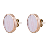 Серьги-пусеты Fiore Luna SHELL ROSE AE01734-4 R/RG