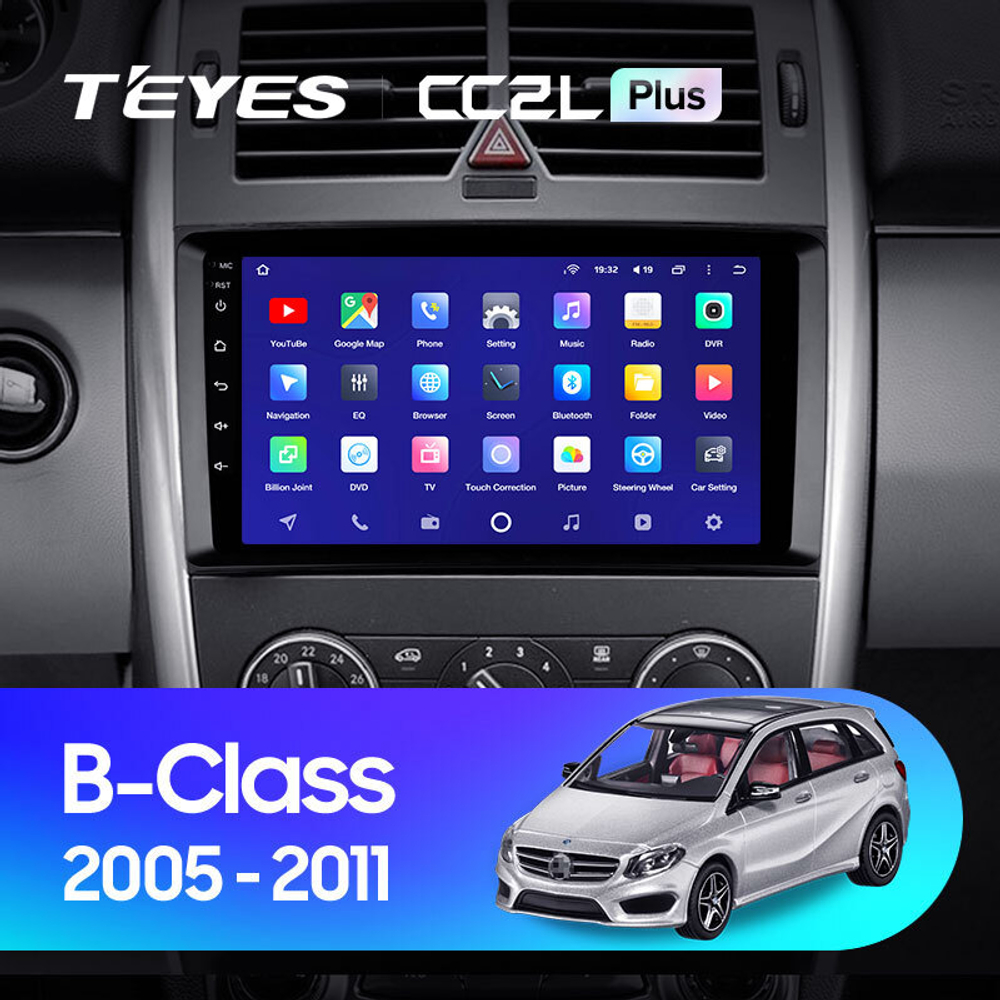 Teyes CC2L Plus 9"для Mercedes-Benz B-Class 2005-2011