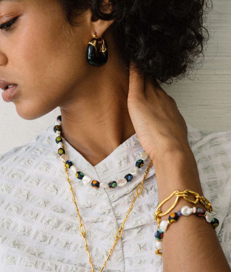 Серьги-кольца Органика – Полночь