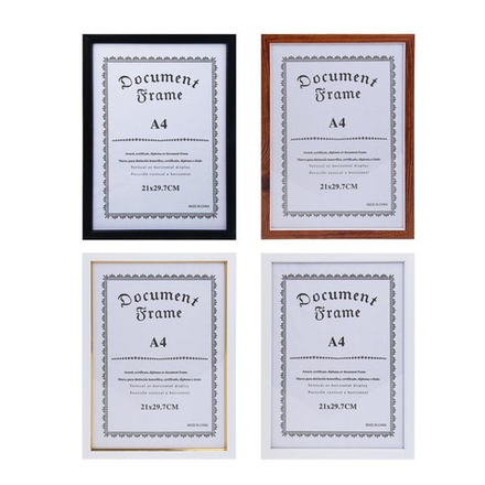 Фоторамка, A4 (21x29,7 см), пластик, 4 дизайна