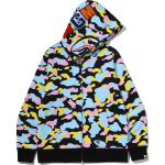 A Bathing Ape Bathing Ape Multi Camo Sweatshirts Cotton Long Sleeved Moderate No Fleece Lined Regular Edition Zip Closure 1m20 115 005