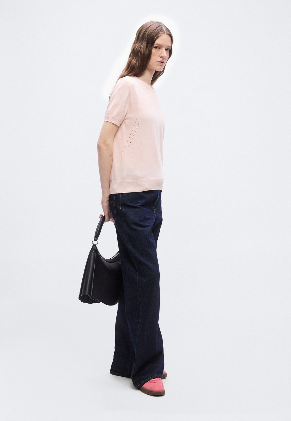 Lacoste Базовая футболка - Розовый (LA221I07U-J11)