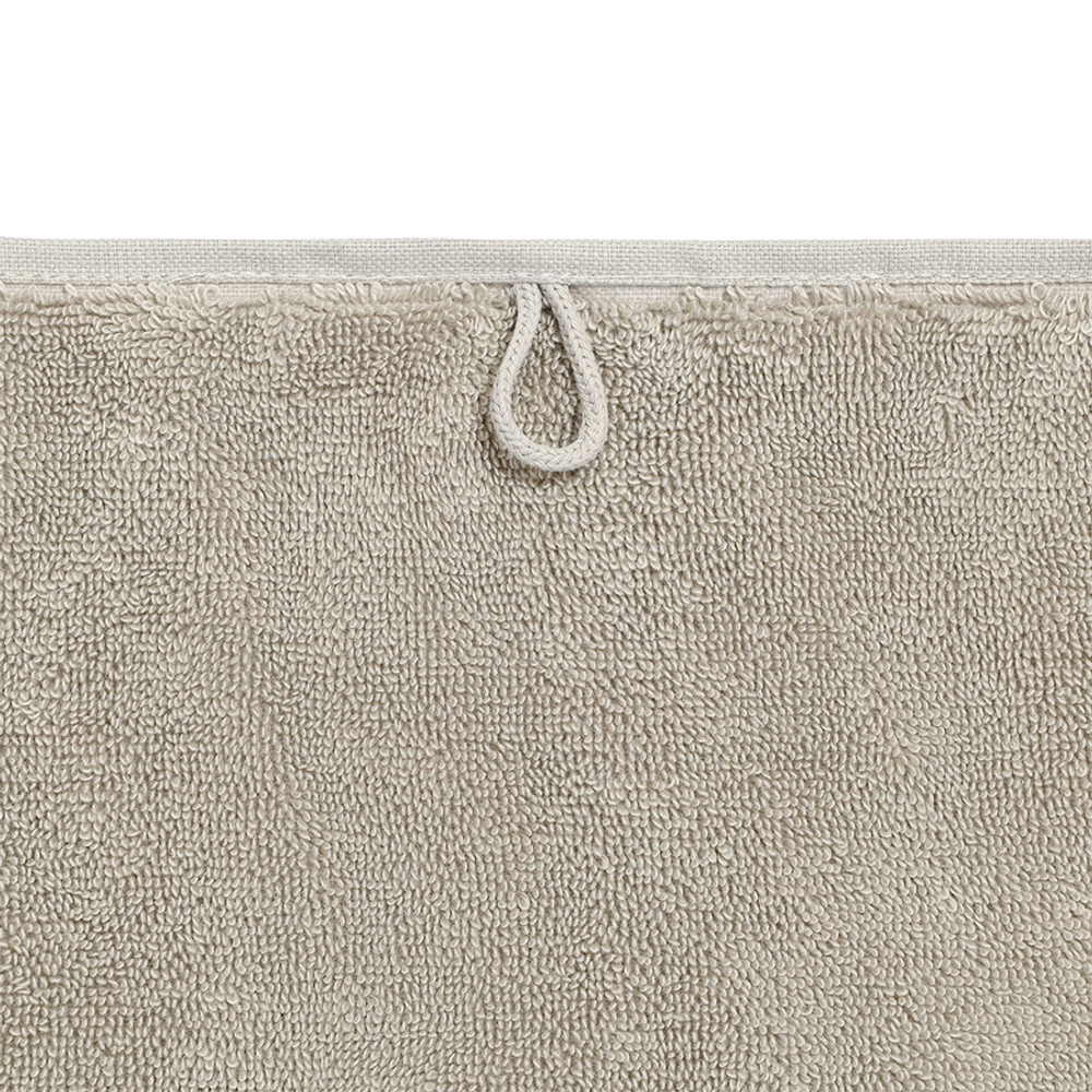 Полотенце банное бежево-серого цвета из коллекции essential, 90х150 см