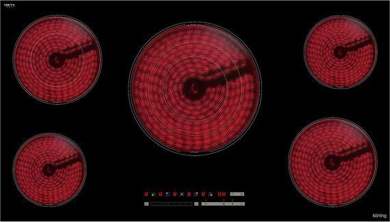 Стеклокерамическая панель Korting HK 95309 B