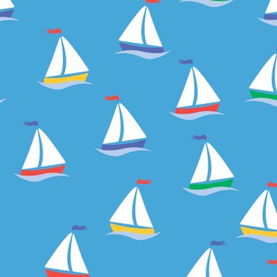 Разноцветные кораблики