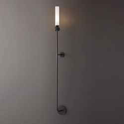 Настенный Светильник Cylinder Wall H115 Black By Imperiumloft