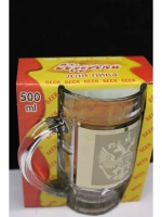 Кружка пивная "Герб" 1шт 500мл