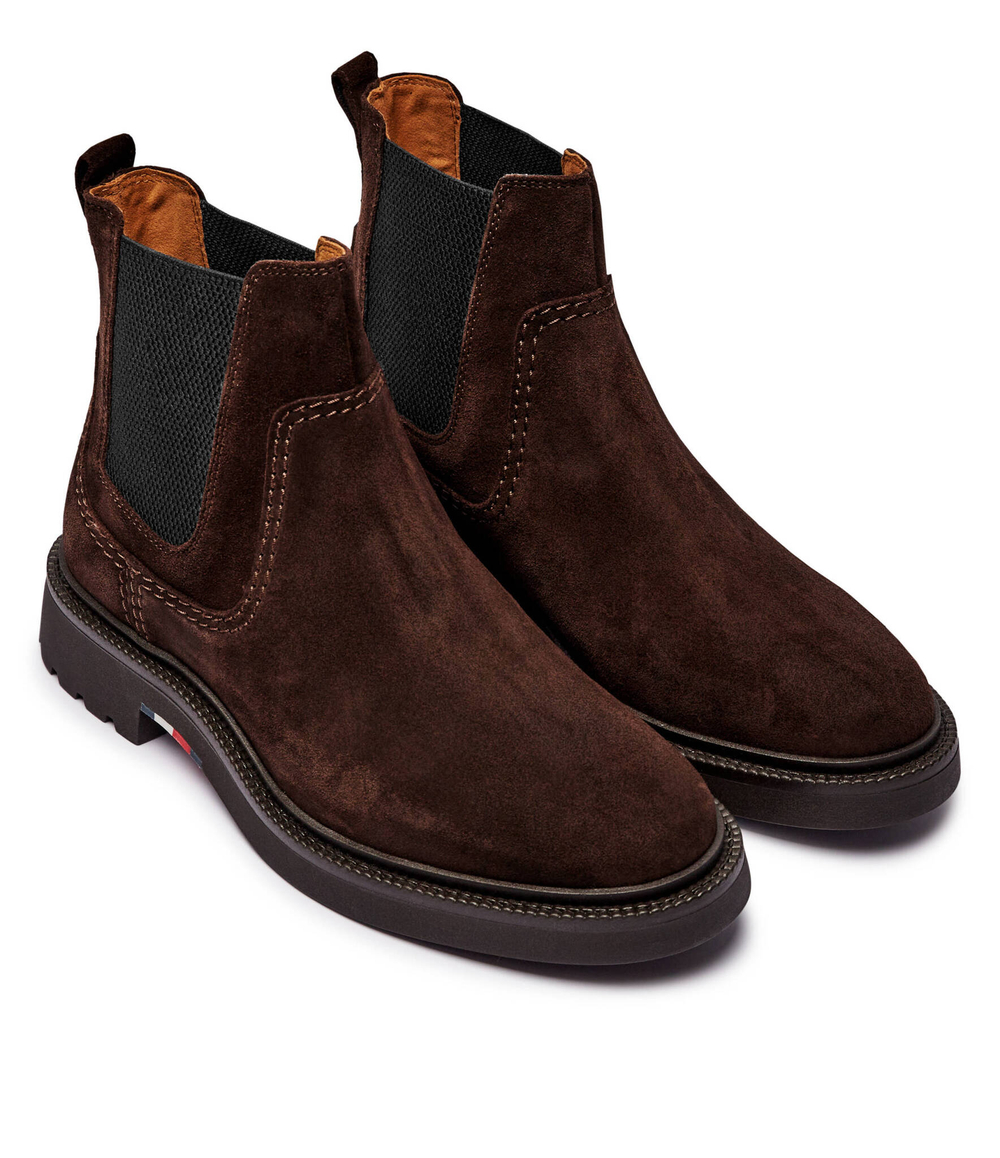 Кожаные челси Tommy Hilfiger - коричневый(FM0FM05104)