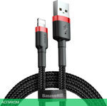 Кабель Baseus Cafule 1m Red/Black (CALKLF-B19)