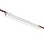 DK5676-WH Cветильник для трека-ремня Belty Smart, серия Linear, со светодиодом, L642*W40*H45мм, 48V DC, 24W, RA90, 120°, 2700-6000K, IP20, белый, алюминий