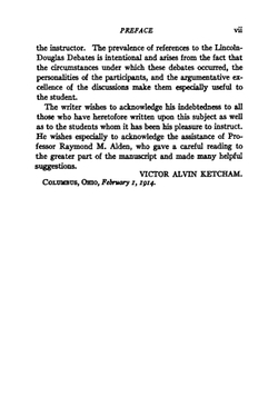 The theory and practice of argumentation and debate | Victor Alvin Ketcham
