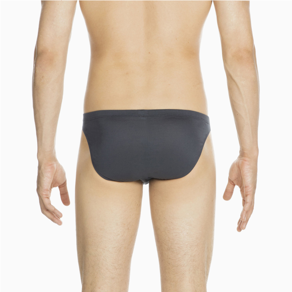 Мужские трусы слипы серые HOM PREMIUM COTTON Comfort Micro Briefs 359699_4000ZU