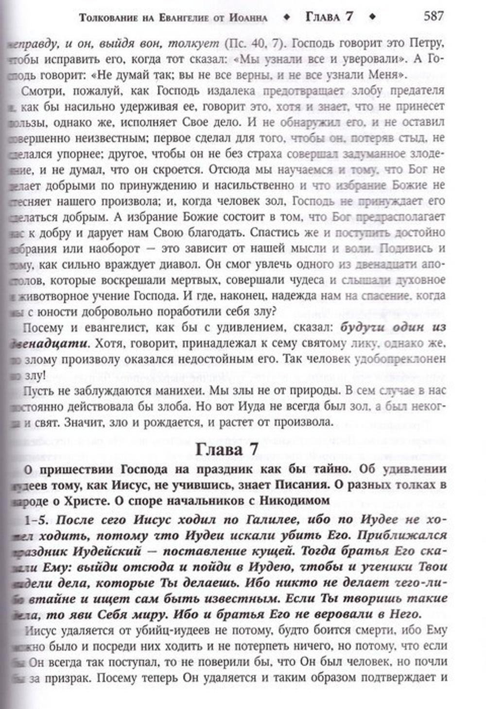 Толкование на Святое Евангелие. Блаженный Феофилакт Болгарский