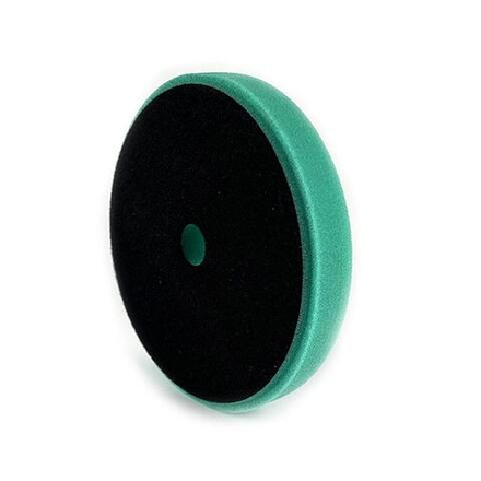 RoxelPro Поролоновый полировальник с отверстием на липучке 145 х 25мм, очень твёрдый, зелёный
