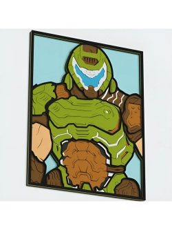 3D Картина по номерам из дерева Разрушитель, 23x30 см