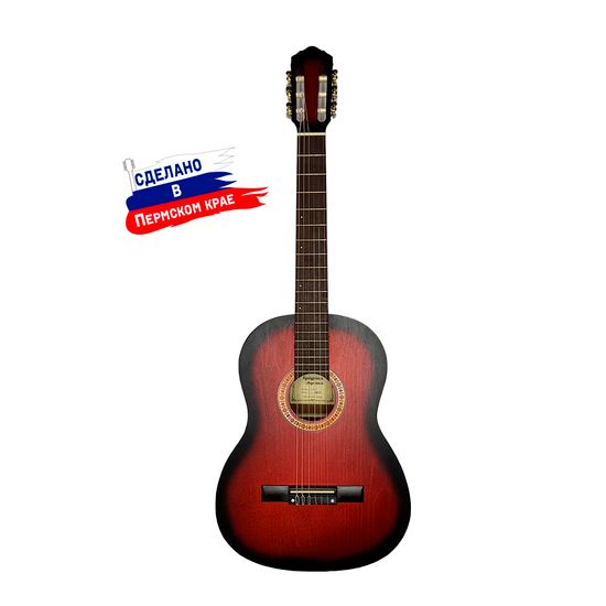Классическая гитара Кунгурская Акустика K-Red