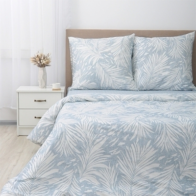 Постельное белье 2,0 бязь с европростыней «FERN» Simple Life