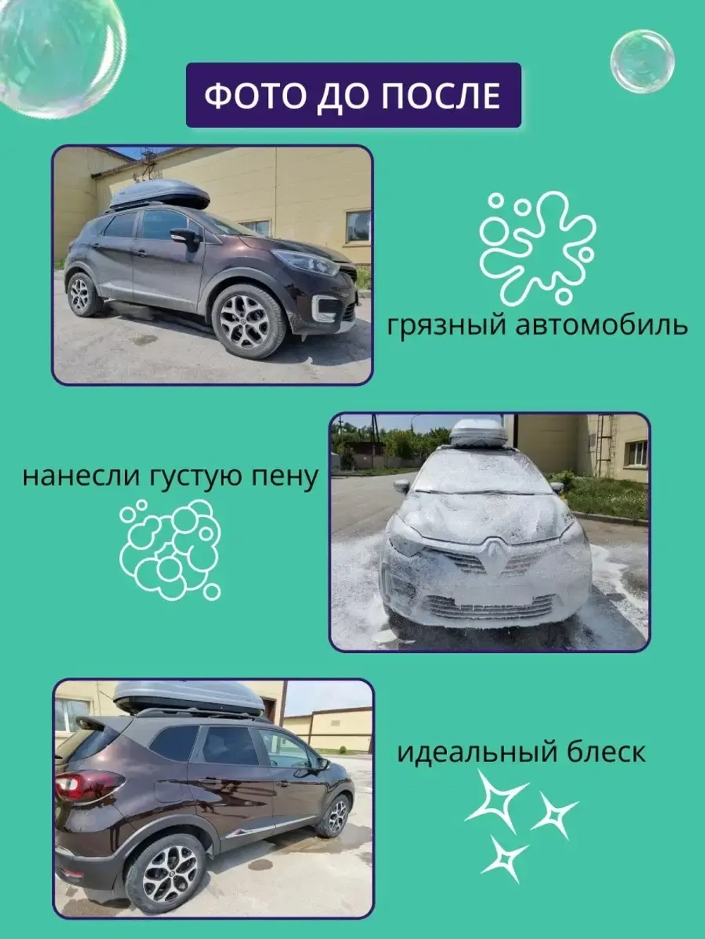 Автошампунь для бесконтактной мойки 5 литров концентрат