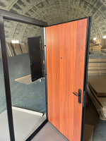 Дверь входная Прораб антик медь Рустикальный дуб